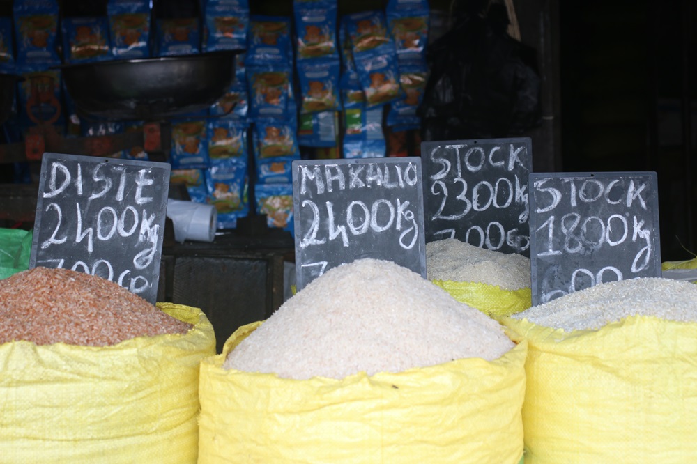 Marché du riz à Madagascar